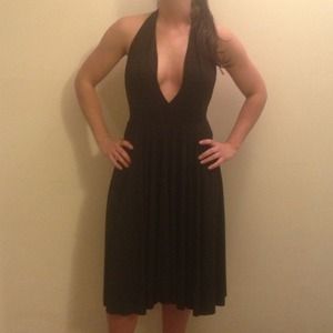 Black cocktail dress