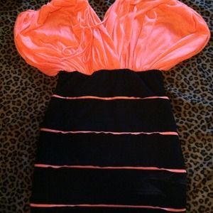 Hot coral dress! and red shirt! Reserved