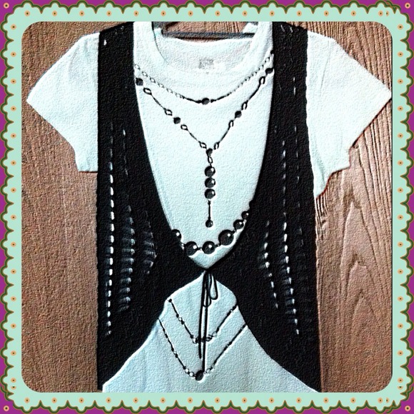 White House Black Market Knit Black Vest -Reserved