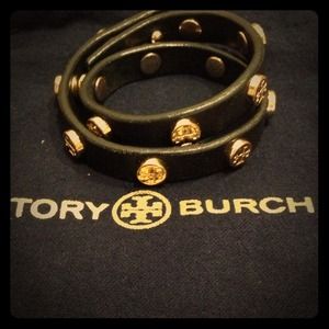 Authentic Tory Burch leather cuff