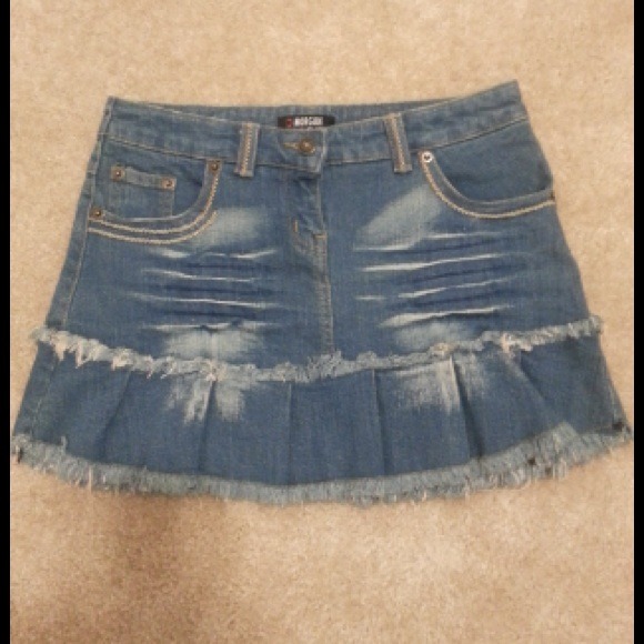 Morgan denim skirt
