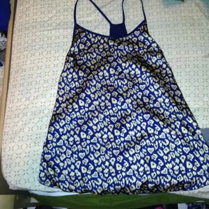 Long spaghetti strap cheetah print