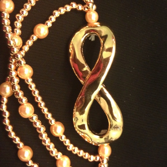 *available*** infinity pearled rose gold bracelet. - Picture 3 of 3