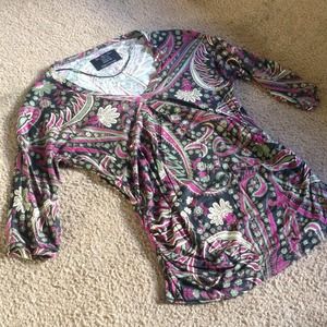 Zara Paisley Top