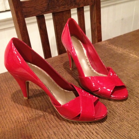 Red Patent Leather Heels
