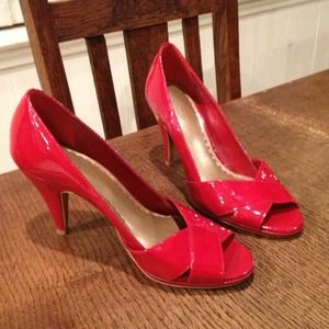 Red Patent Leather Heels