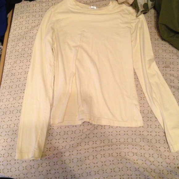 Pale yellow long sleeve