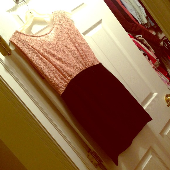 French Connection Planet Lace Combo dress