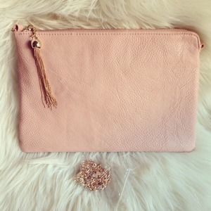 Bags - Tassel envelope clutch - pink x 2 Bags - Tassel envelope clutch - pink x 2