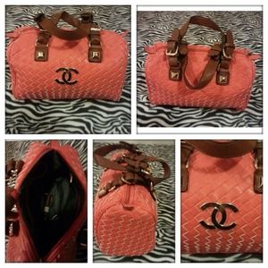 Orange Chanel bag