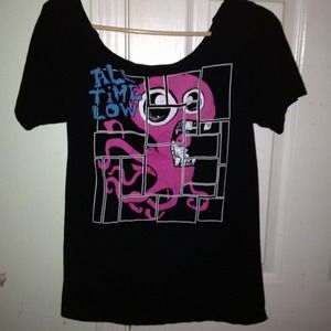 all time low band tee