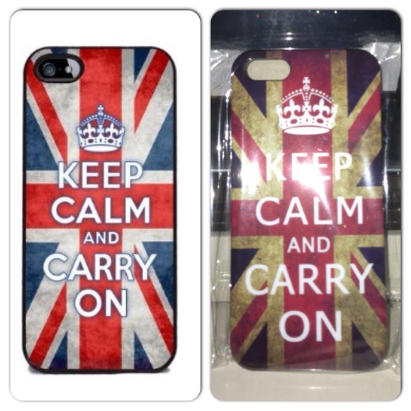 Keep calm & carry on iPhone 5 case