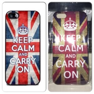 Keep calm & carry on iPhone 5 case