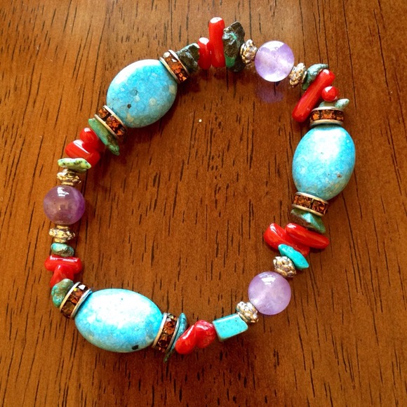 SOLD in bundle. Colorful bracelet, bought Greece