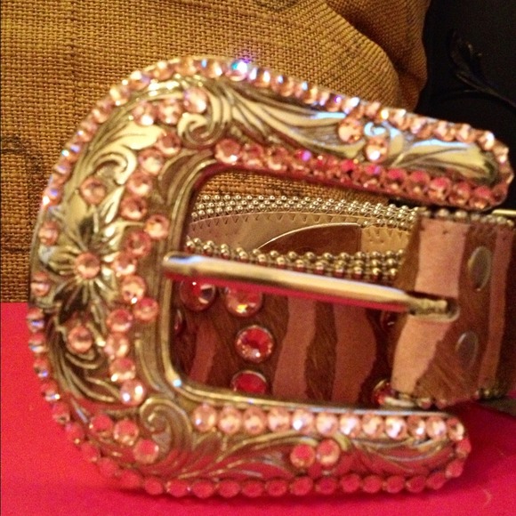 REDUCED❗💗Pink and tan belt - Picture 1 of 2