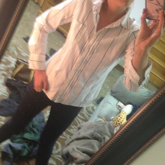 Fun colored j.crew button down shirt!