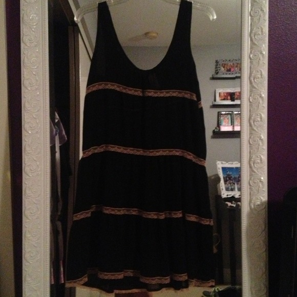 Sheer black dress