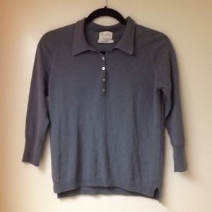 ❌SOLD---Zara 100% Wool Collared Top