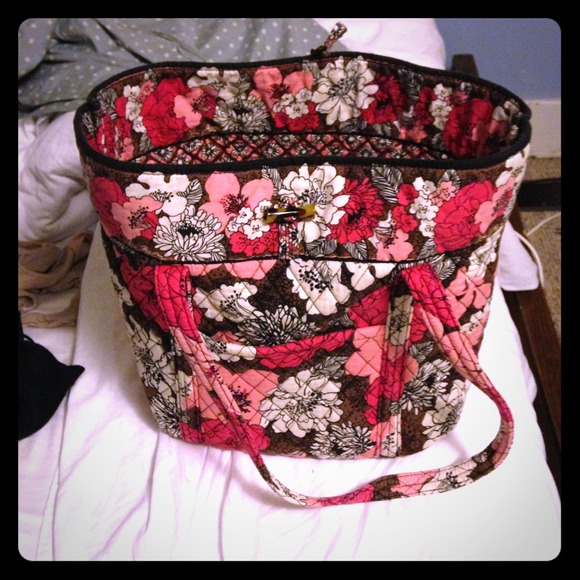 Vera Bradley "Vera" in Mocha Rouge.