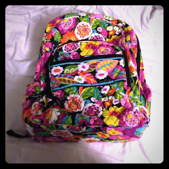 NWOT Vera Bradley Campus Backpack in Va Va Bloom