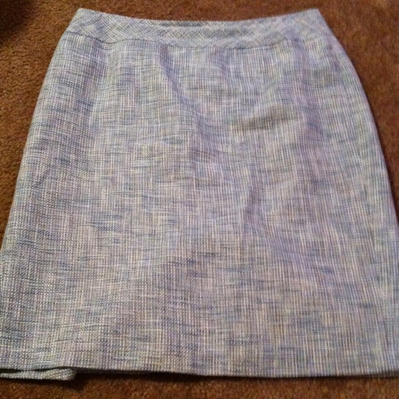 Blue Ann Taylor petite skirt