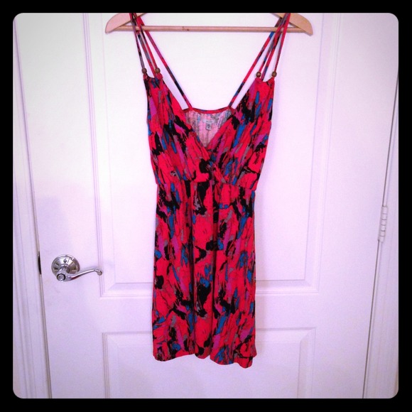 Urban Outfitters Red multicolored dress
