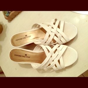 White Platform Heels.