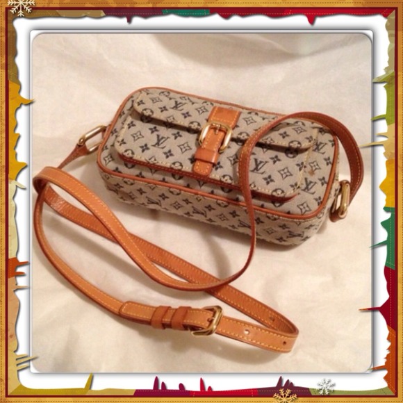 Authentic LV Mini Juliet canvas shoulder bag