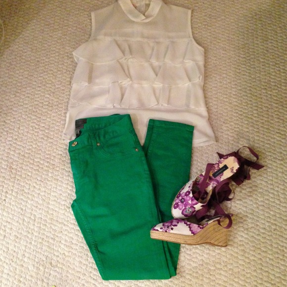 Ted Baker Green Super Skinny Jeans!