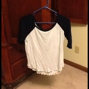 Abercrombie and Fitch baseball tee