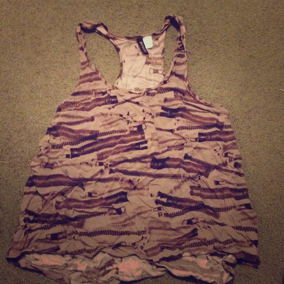 H&M zipper tank