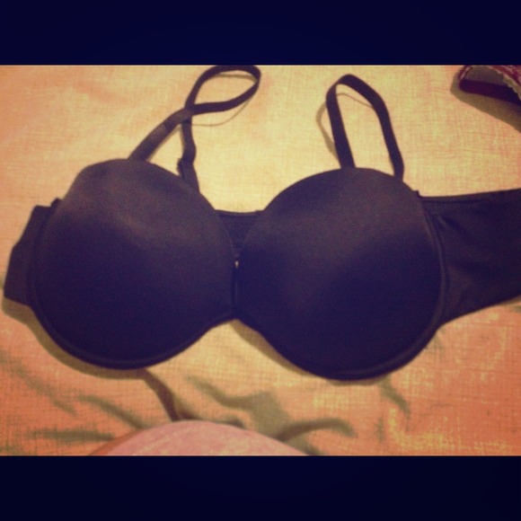 Black push up bra.