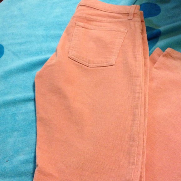 bebe peach velour pants
