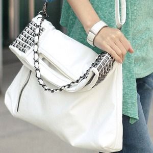 🚫SOLD🚫White Studded Bag