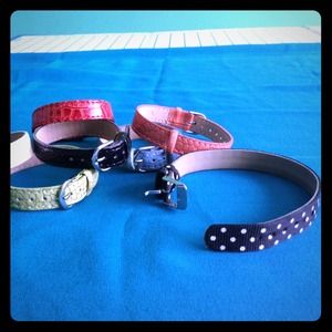 Watch band bracelets (7) various colors bundle