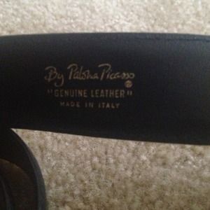 Vintage Picasso Belt (Navy Blue and Gold)