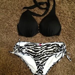 VS push up bikini top and bottoms