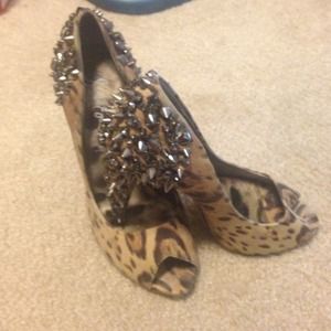 Sam Edelman Leopard Spike Heels