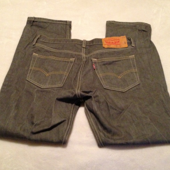 Almost brand new pair of gray Levi's 501