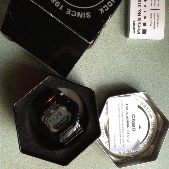 Black G Shock watch