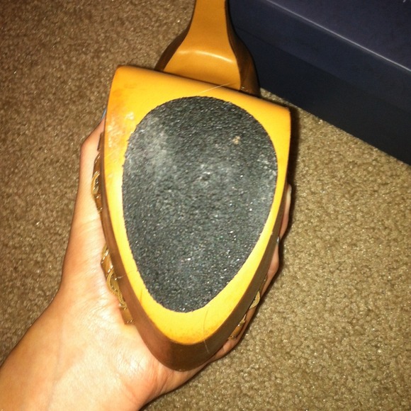 H by Halston Tan Caged Peep-toe Booties REDUCED!! - Picture 2 of 3