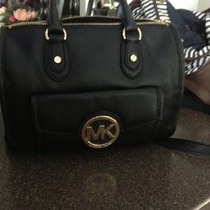 Bag MK black leather