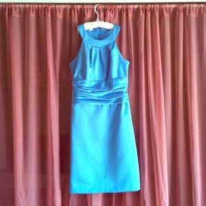 Beautiful little blue cocktail dress.