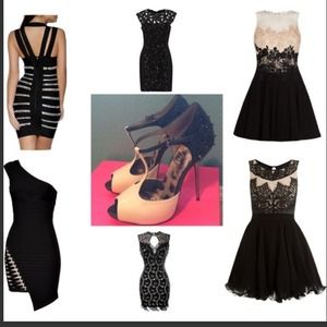 Sam Edelman Shoes - Sam Edelman 🌟HPx2🌟 Spiked Black / Nude Heels Sam Edelman Shoes - Sam Edelman 🌟HPx2🌟 Spiked Black / Nude Heels