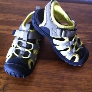 Yellow toddler sandals