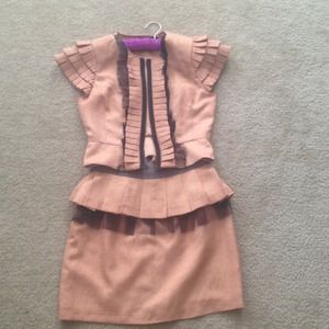 Two Piece Trendy Suit