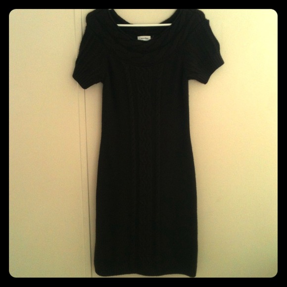 Chocolate Brown short sleeve medium Calvin Klein