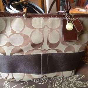 Coach Signature tote bag