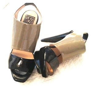 Pour le Victoire color block pumps