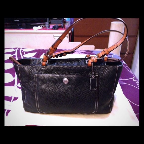 Coach Leather Bag (Black)